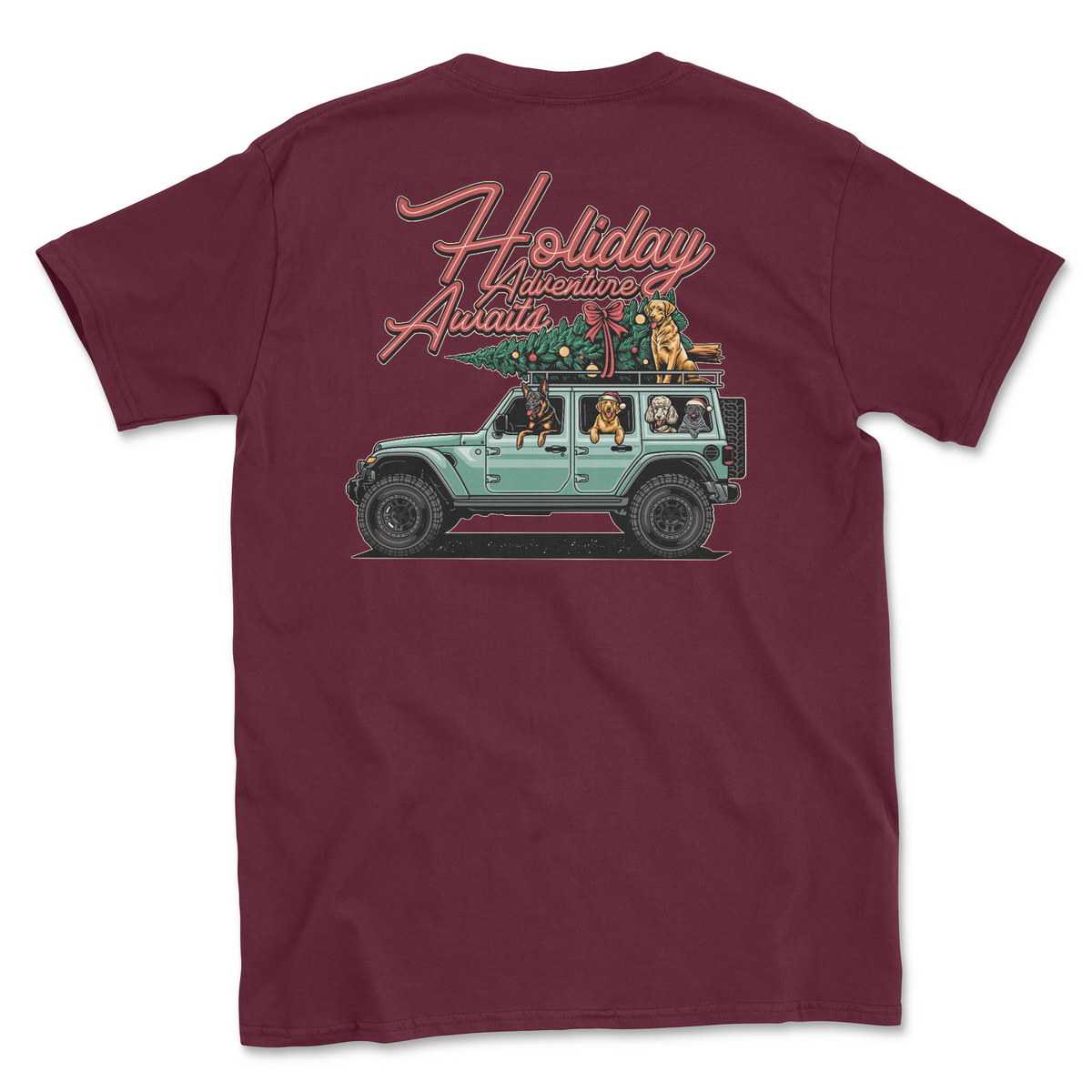 Adventure Awaits - Winter (Adult Short Sleeve T-Shirt)