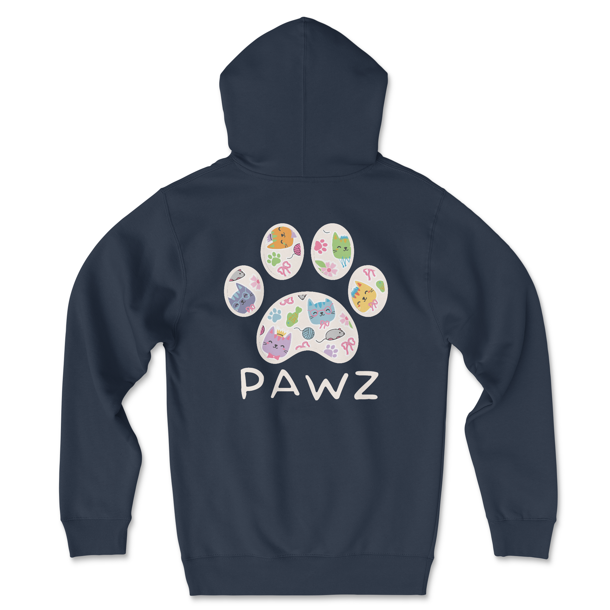 Curious Pawz (Adult Hoodie)