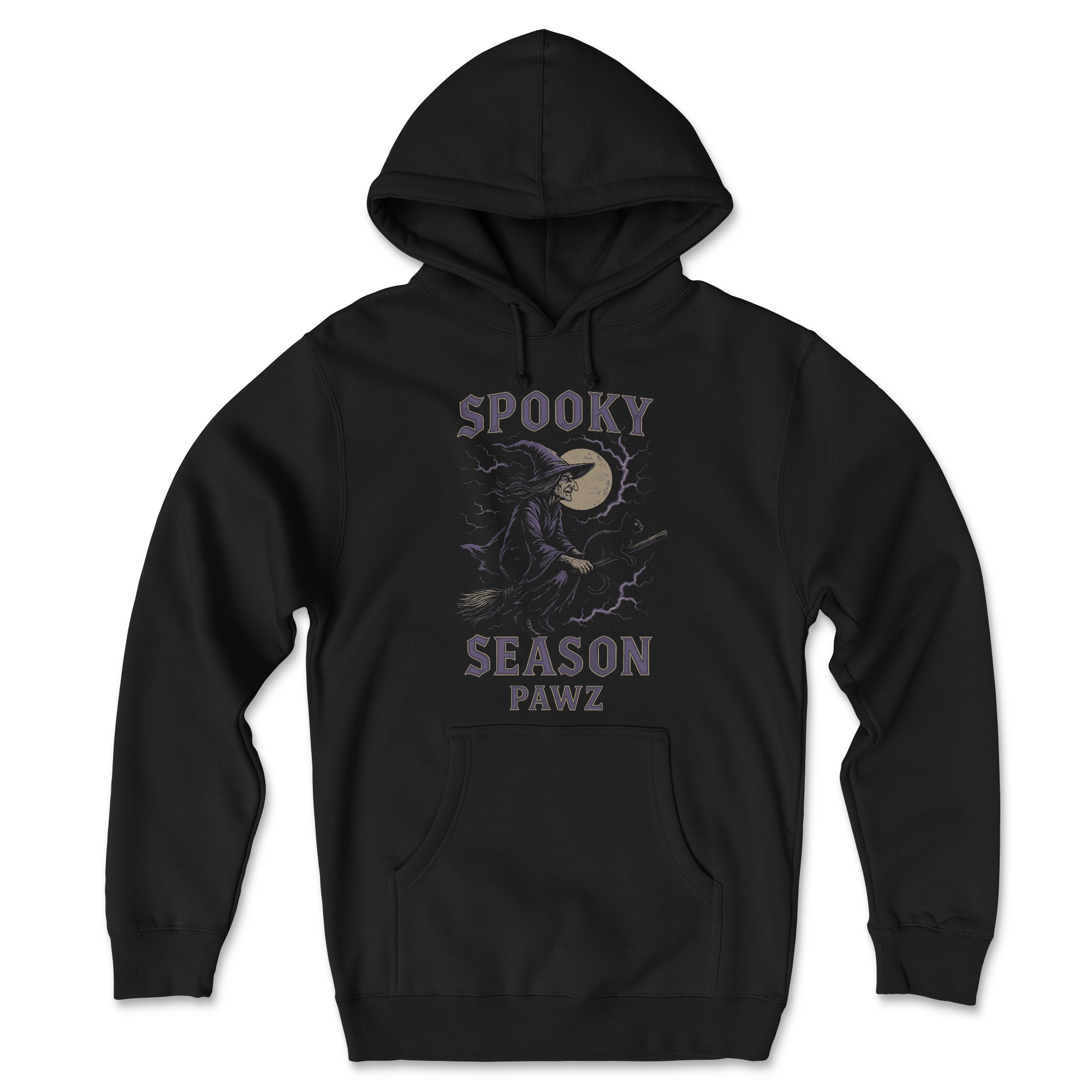 Spooky Season Witch (Front Print) (Adult Hoodie)