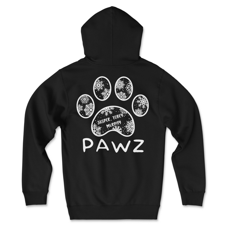 Jasper, Tobey, Murphy Snowflake (Adult Hoodie)