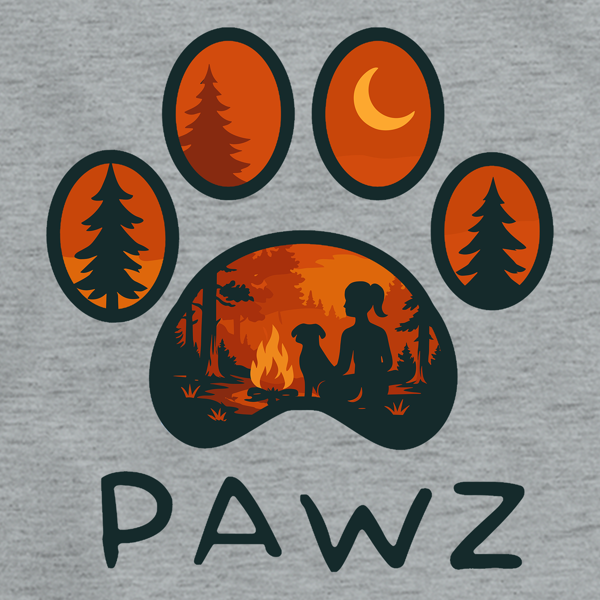 Campfire Companion (Adult Short Sleeve T-Shirt)